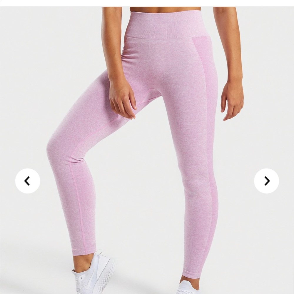 gymshark pink high waisted flex leggings